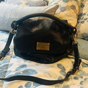 Marc Jacobs Black Leather Shoulder Bag VGUC